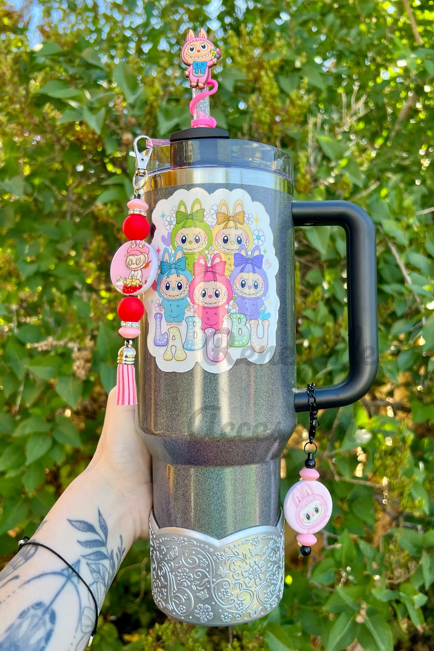Straw Charm - Strawberry Bubu