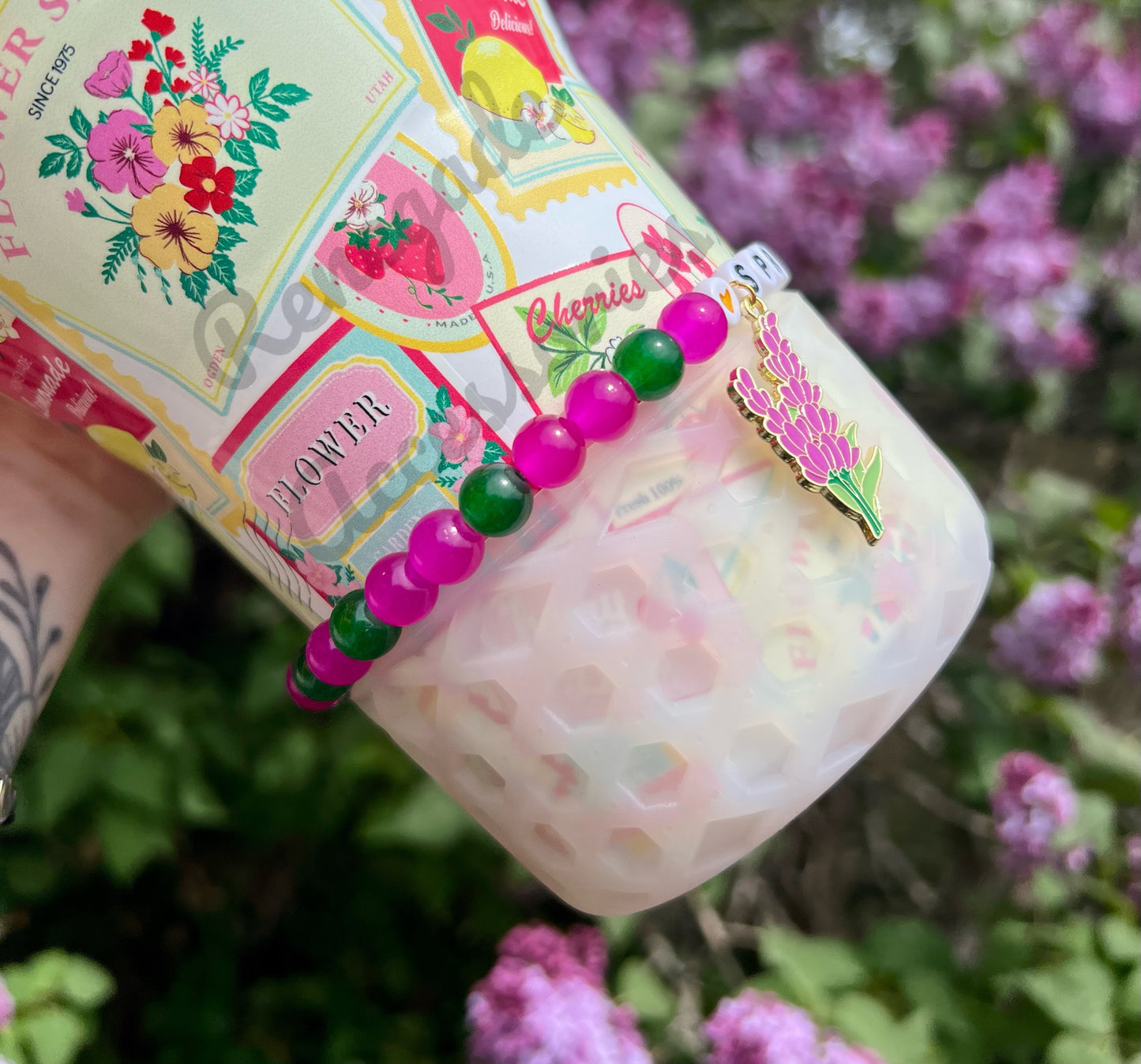 Tumbler Bracelet - Spring Floral - Hydrojug