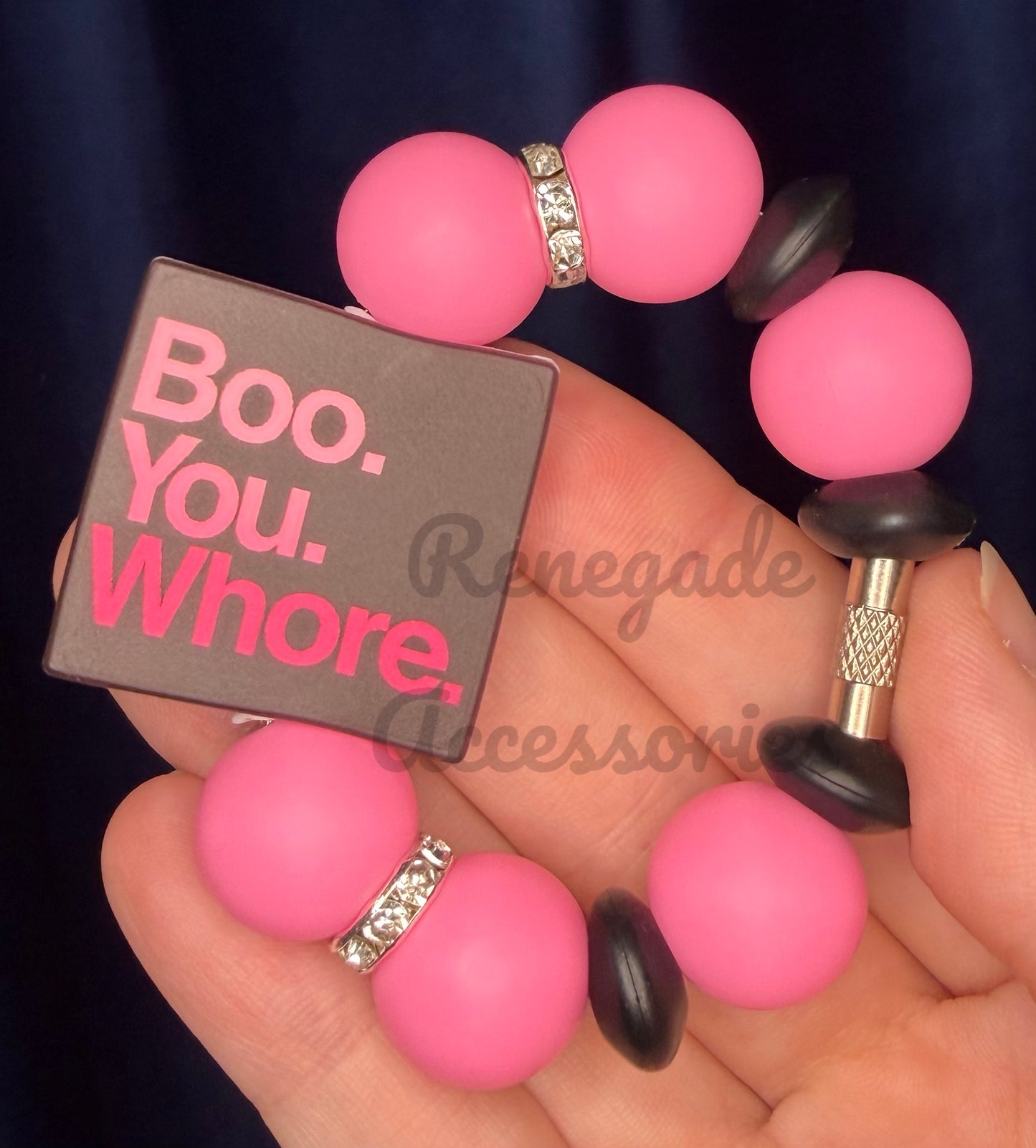 Silicone Charm - Boo You Wh*re - Mean Girls