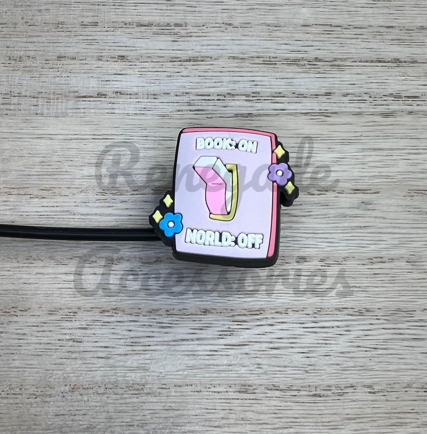 Straw Topper - Book Lightswitch