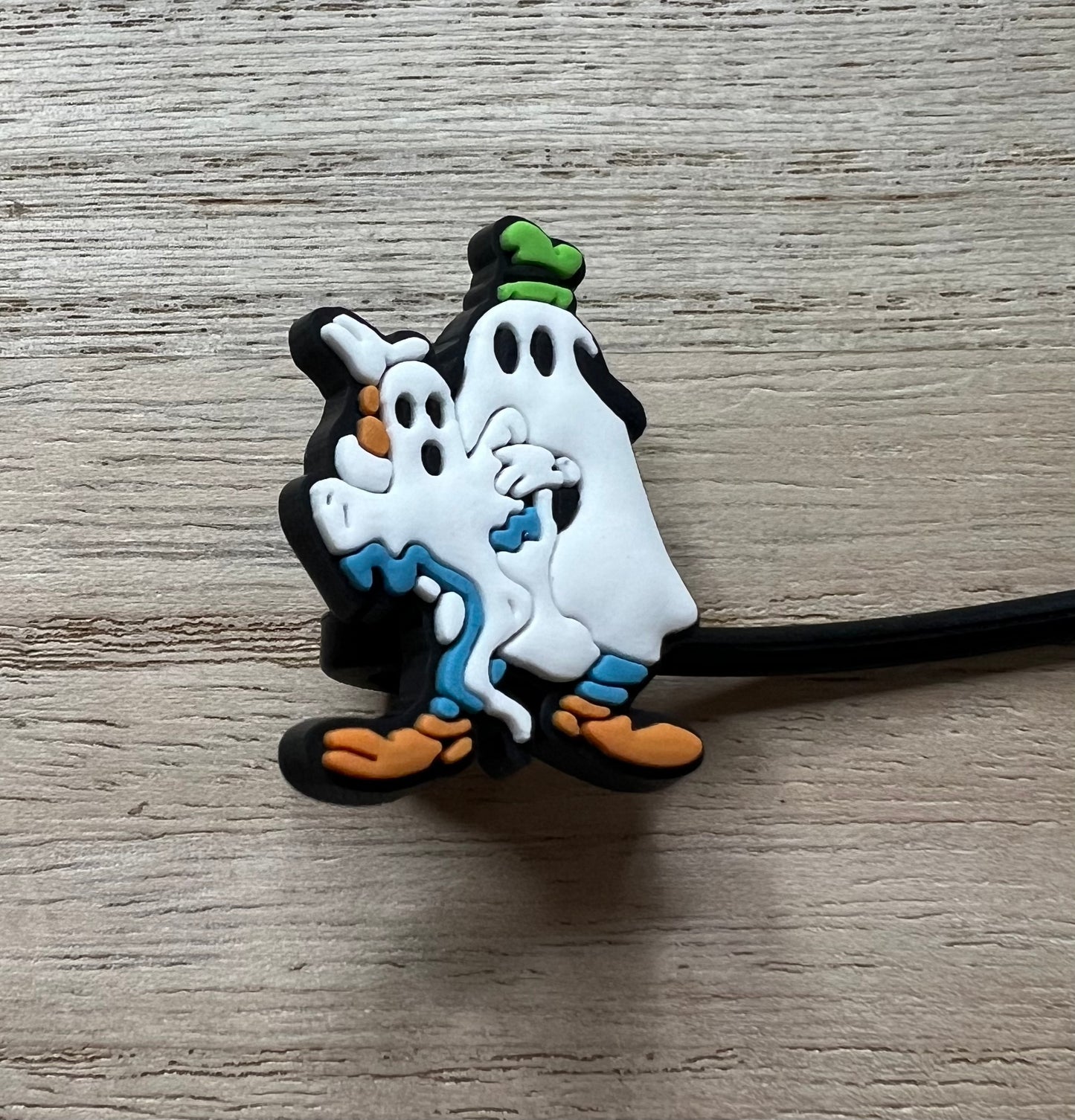 Straw Topper - Goofy Ghostie - Mouse Ears