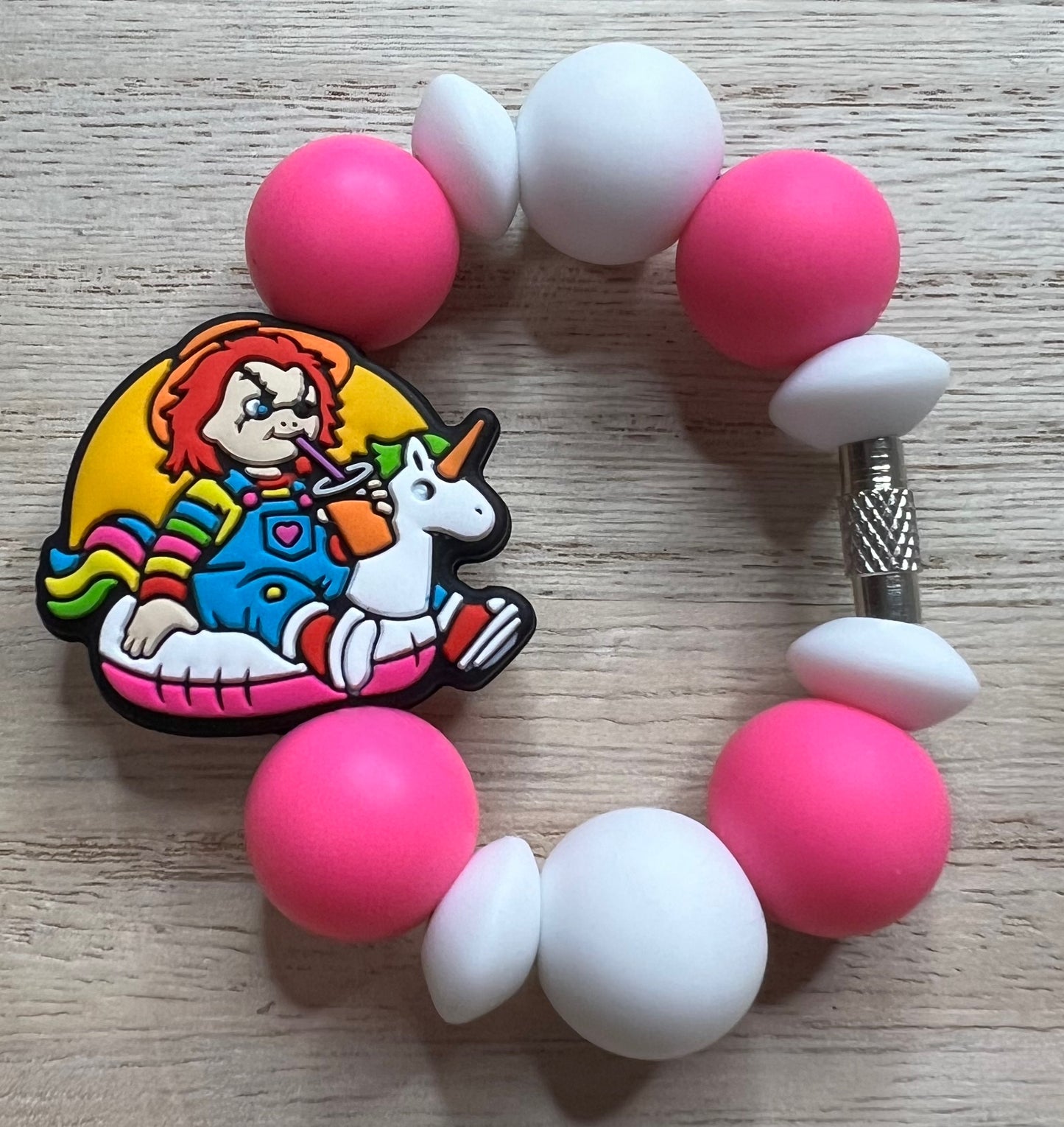 Silicone Charm - Chucky Unicorn Floatie - Character