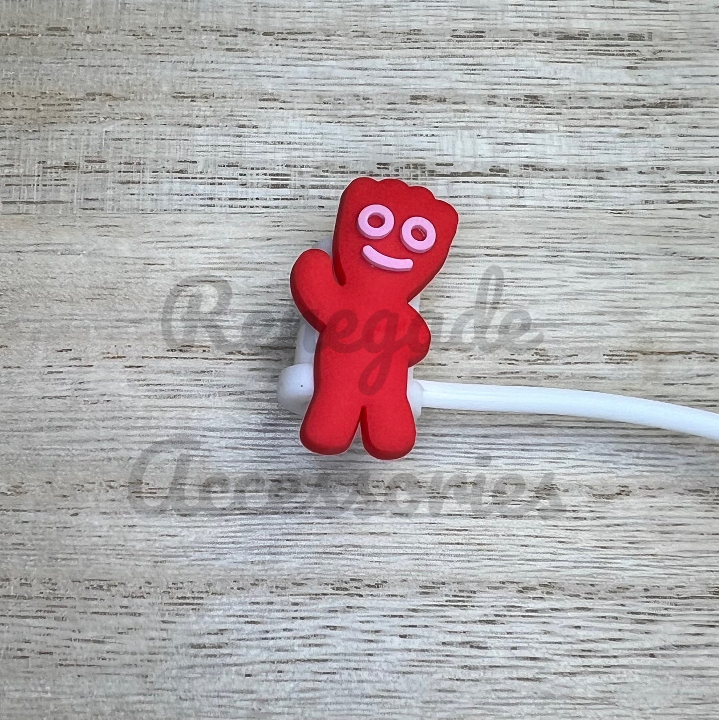 Straw Topper - Red Sour Patch