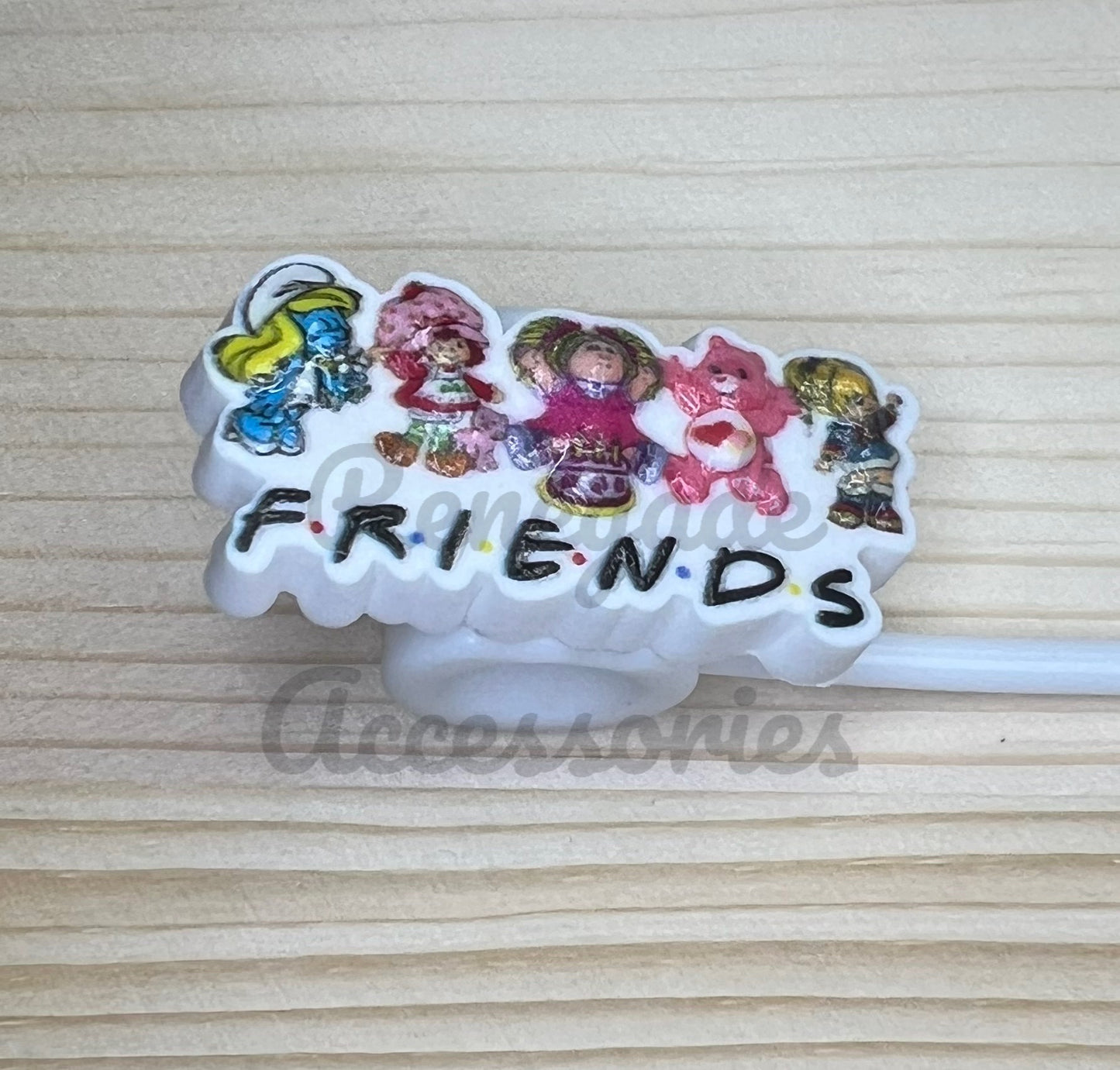 Straw Topper - Strawberry Girl & Friends