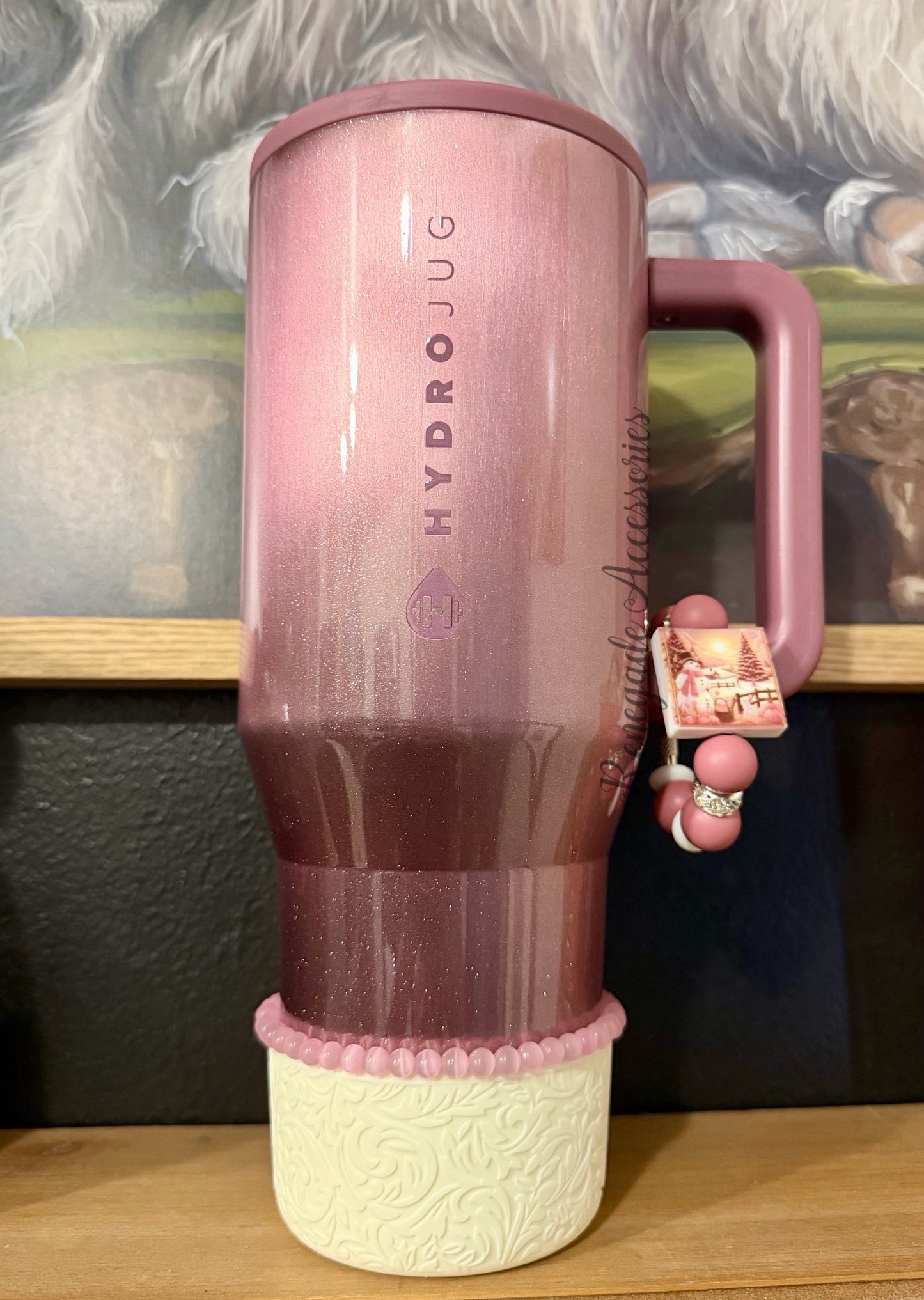 Silicone Charm - Snowman - Dream