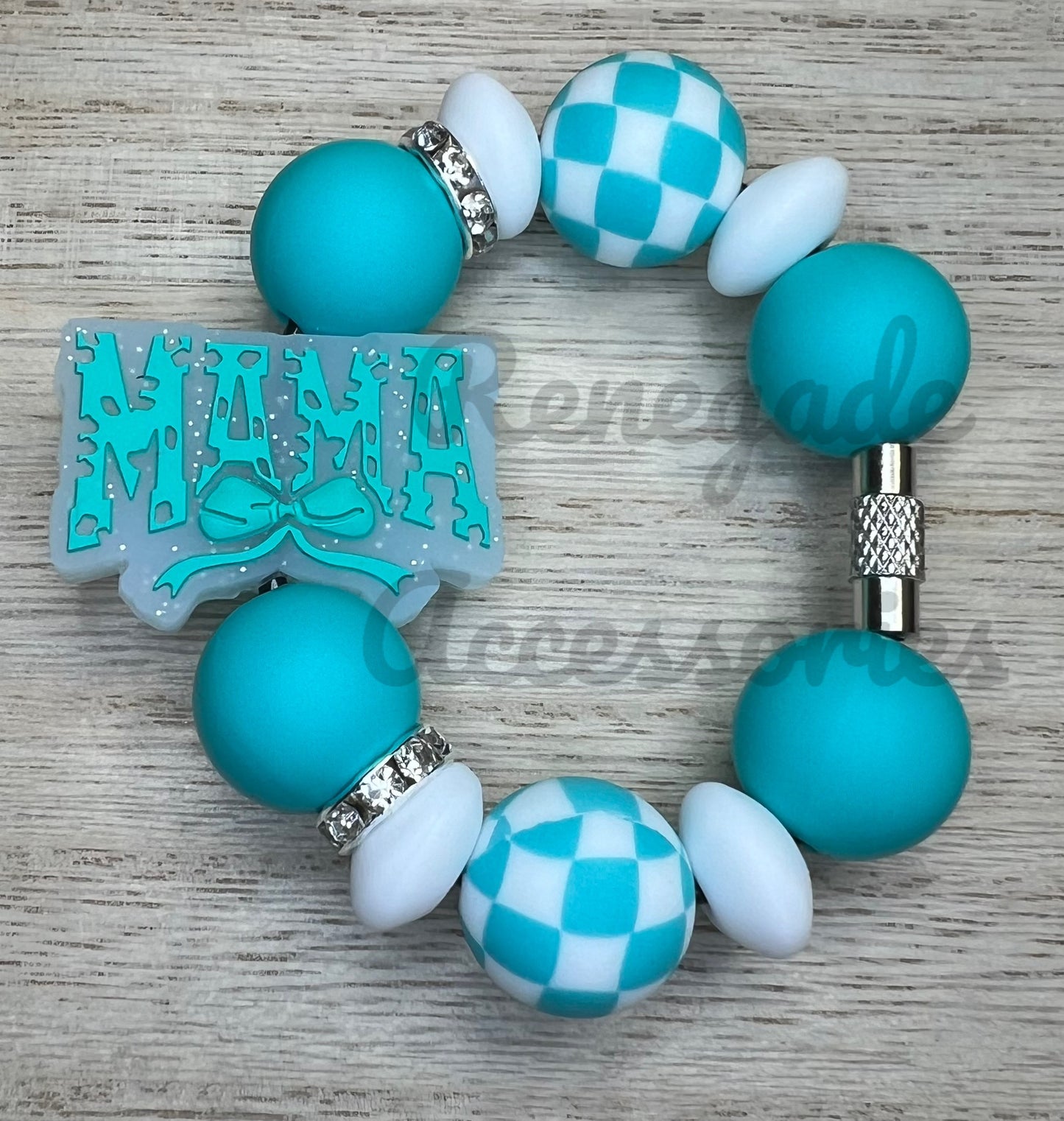 Silicone Charm - Mama Bow - Mothers Day
