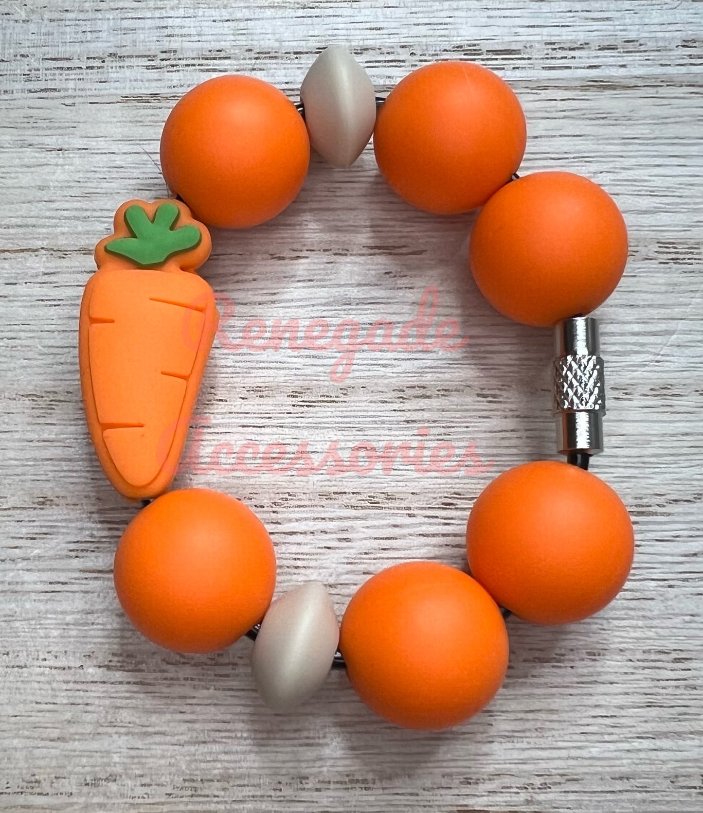 Silicone Charm - Carrot