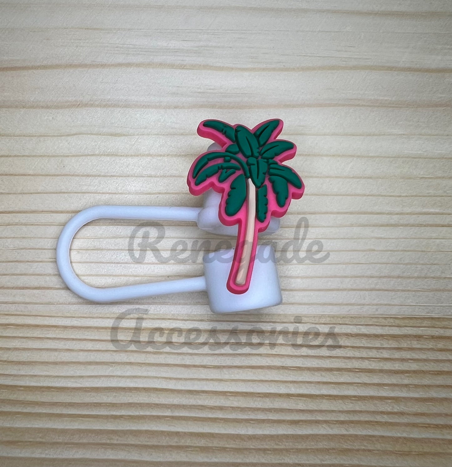 Straw Topper - Palm Tree