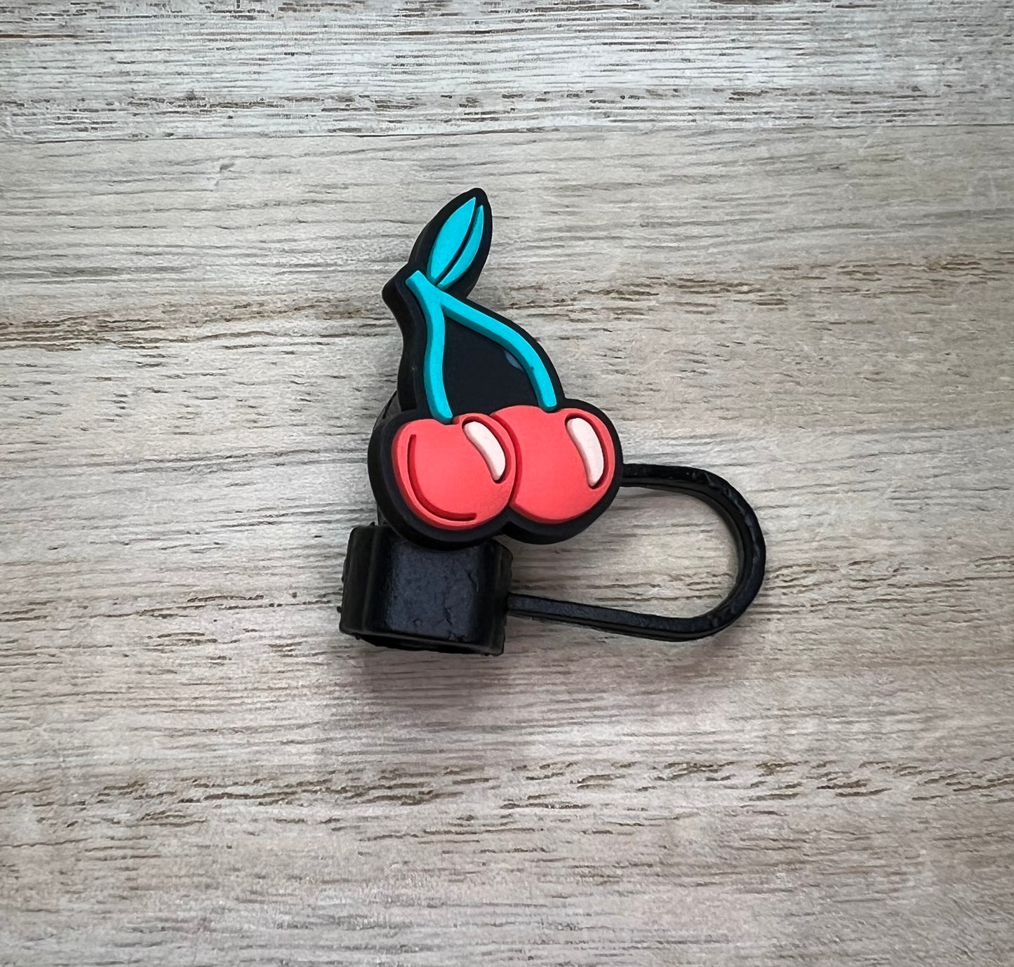 Straw Topper - Cherry