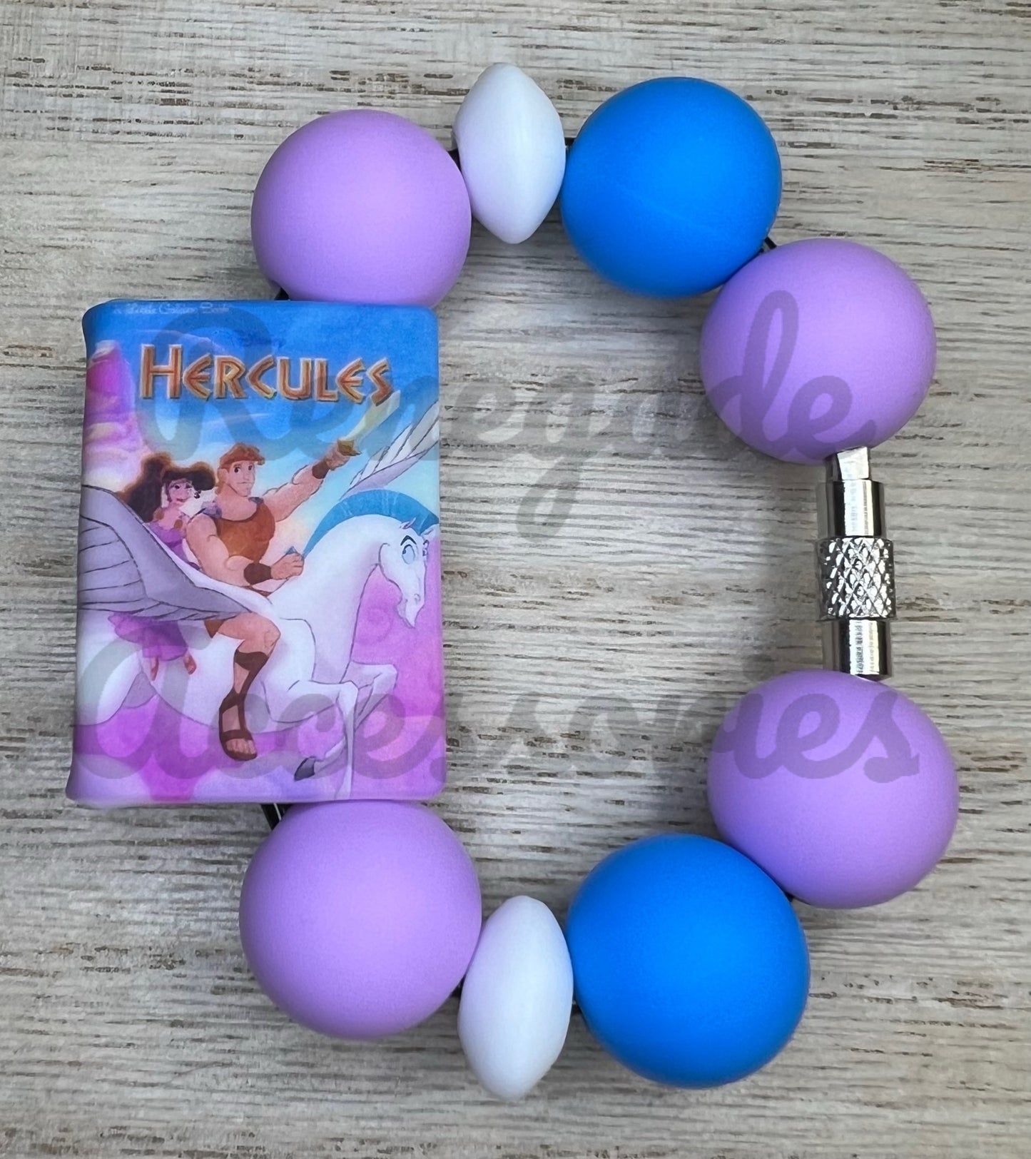 Silicone Charm - Hercules Book