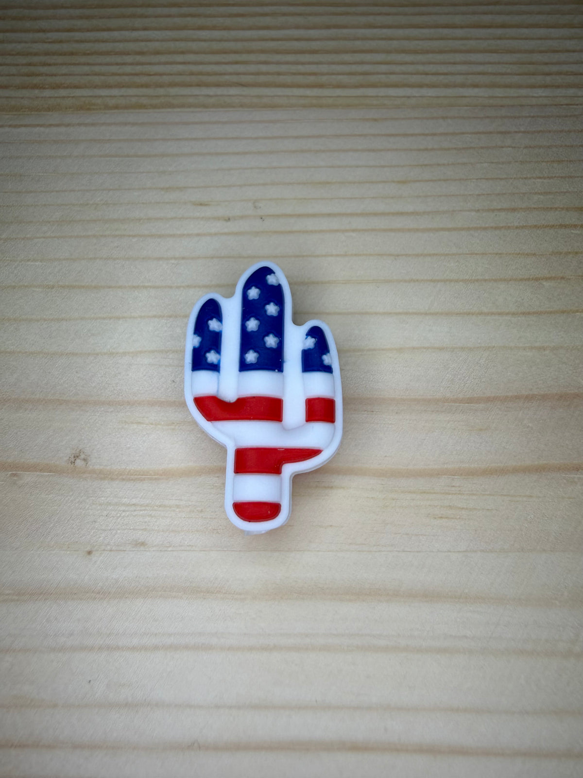 Focal Bead - Fourth Of July Cactus