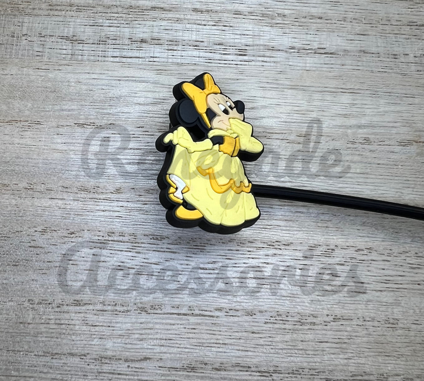 Straw Topper - Mouse Ears Beauty Princess