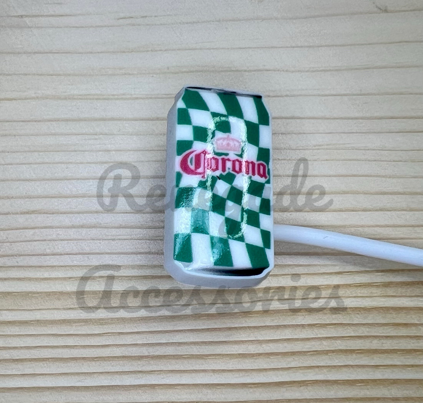 Straw Topper - Coro Checker