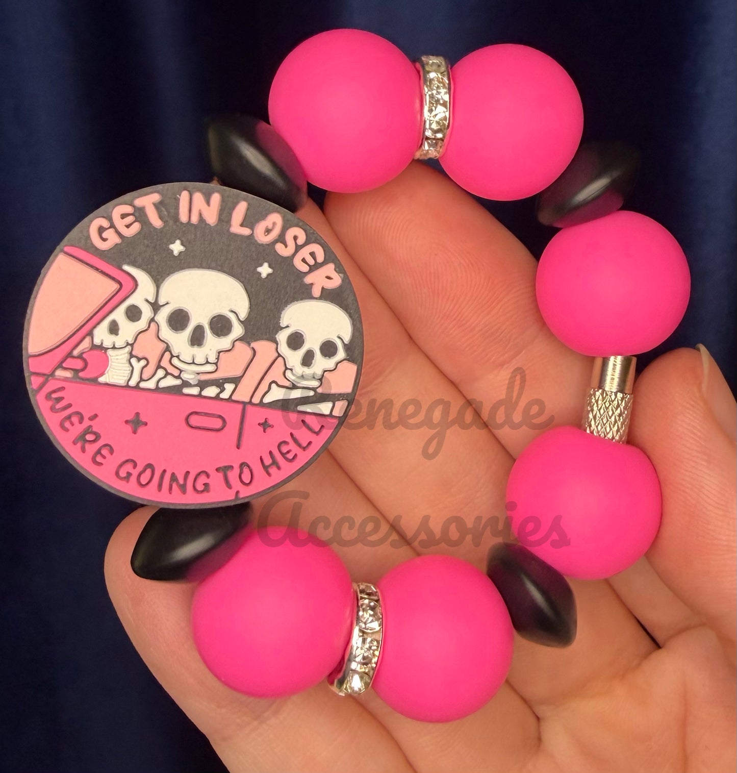 Silicone Charm - Get In Loser