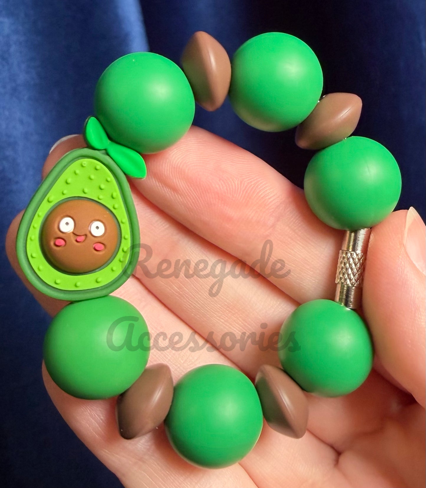 Silicone Charm - Avocado