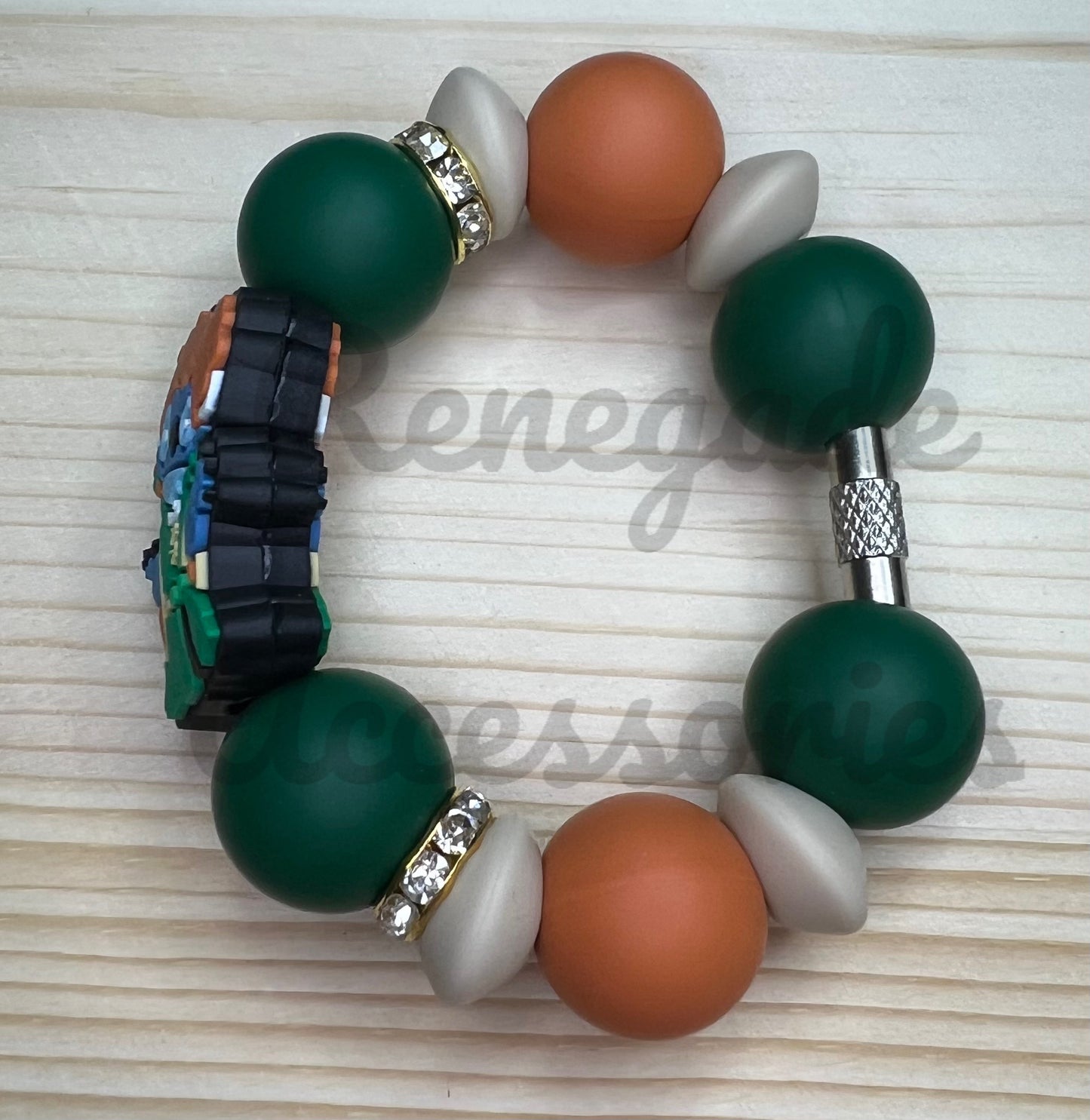 Silicone Charm - Sister Witches Blue Alien