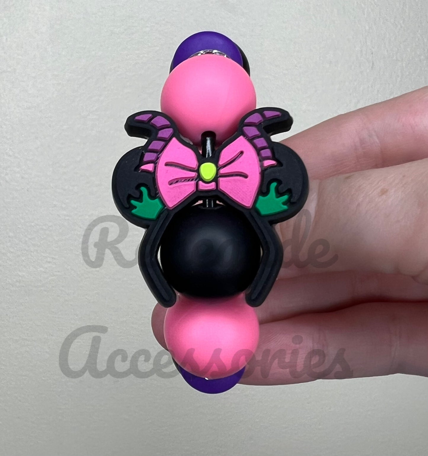 Silicone Charm - Villain Mouse Ears - Sleeping Princess