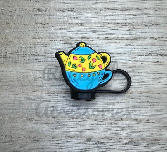 Straw Topper - Teapot