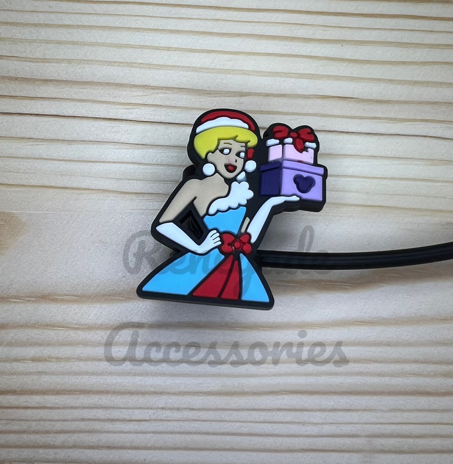 Straw Topper - Slipper Princess