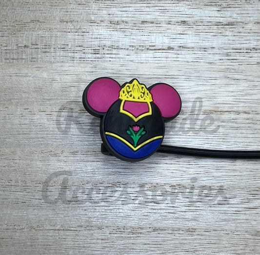 Straw Topper - Mouse Ears Princess Anna