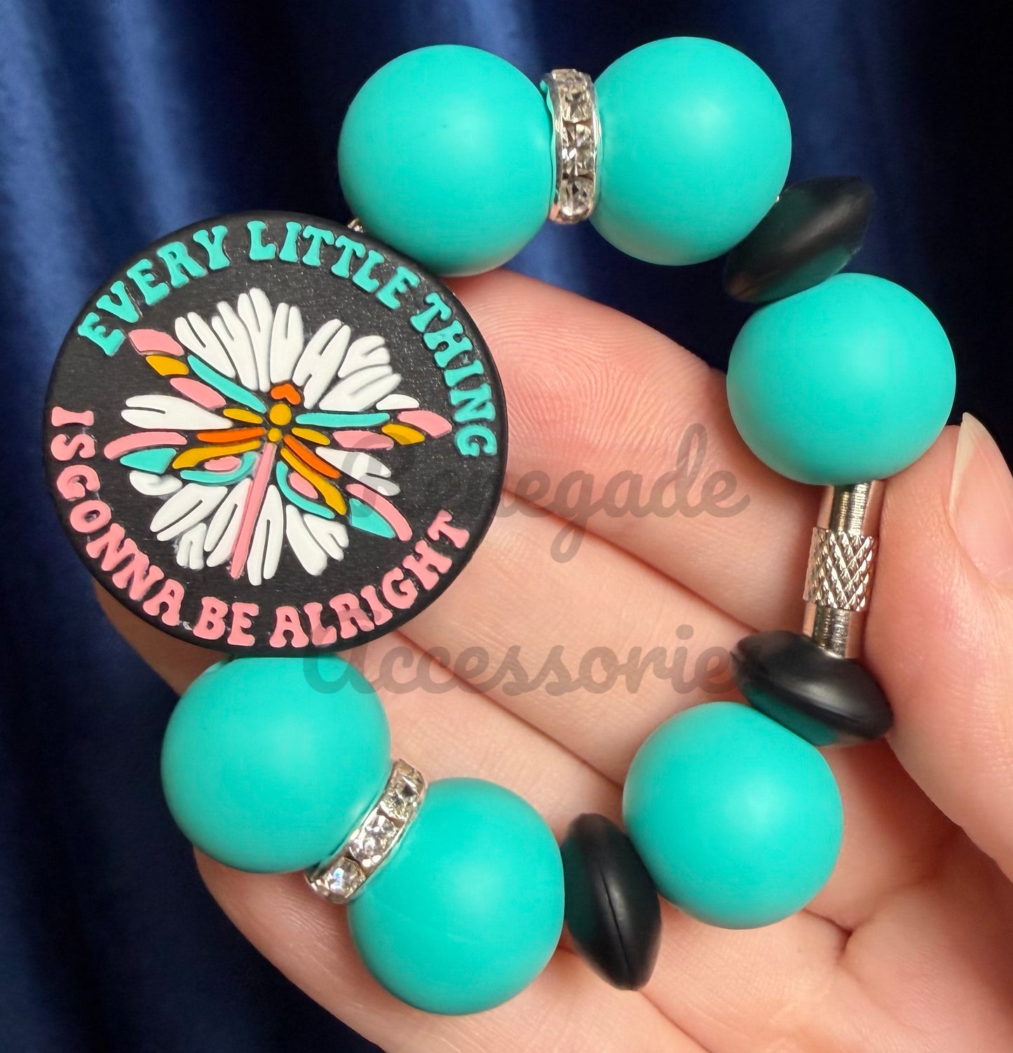 Silicone Charm - Every Little Thing Is Gonna Be Alright - Dragonfly