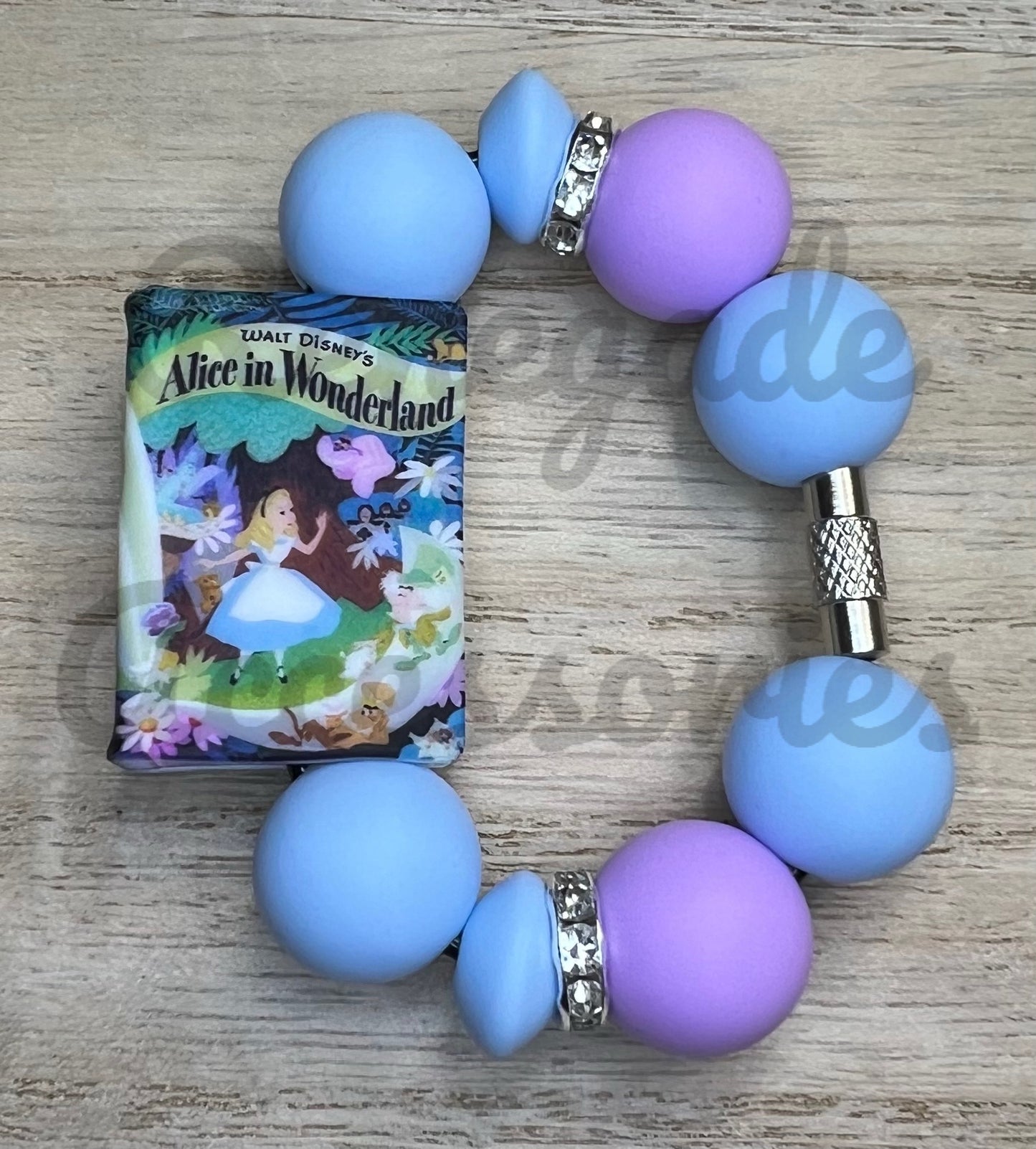 Silicone Charm - Alice Book