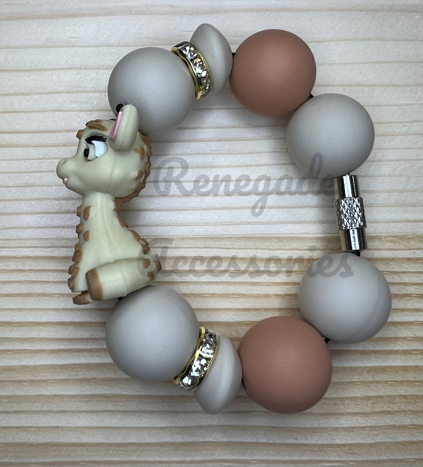 Silicone Charm - Giraffe