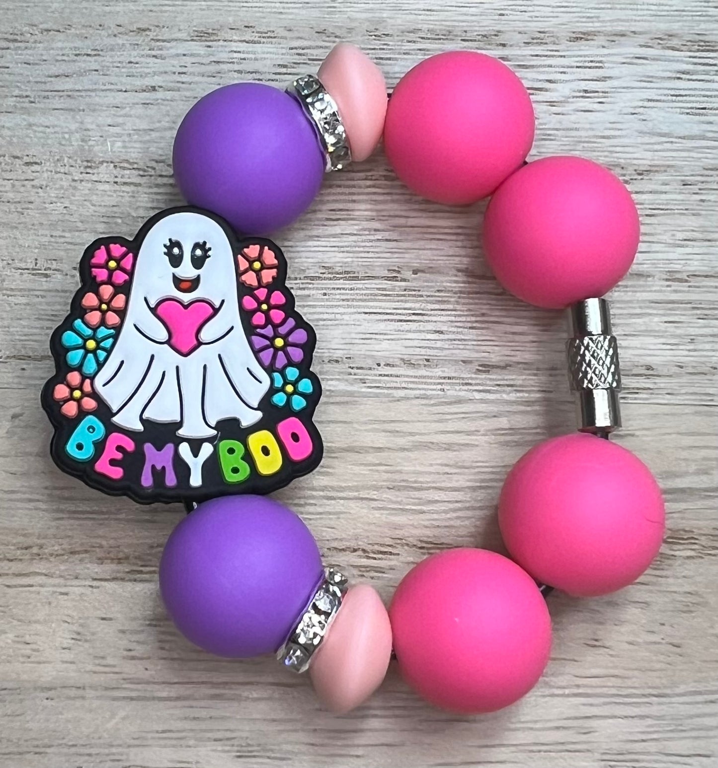 Silicone Charm - Be My Boo Ghost