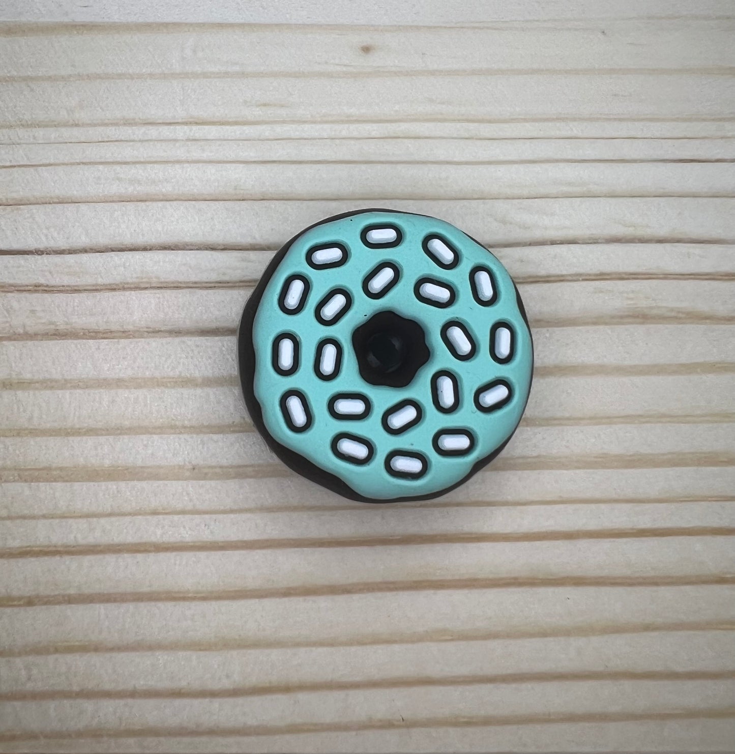 Focal Bead - Teal Donut
