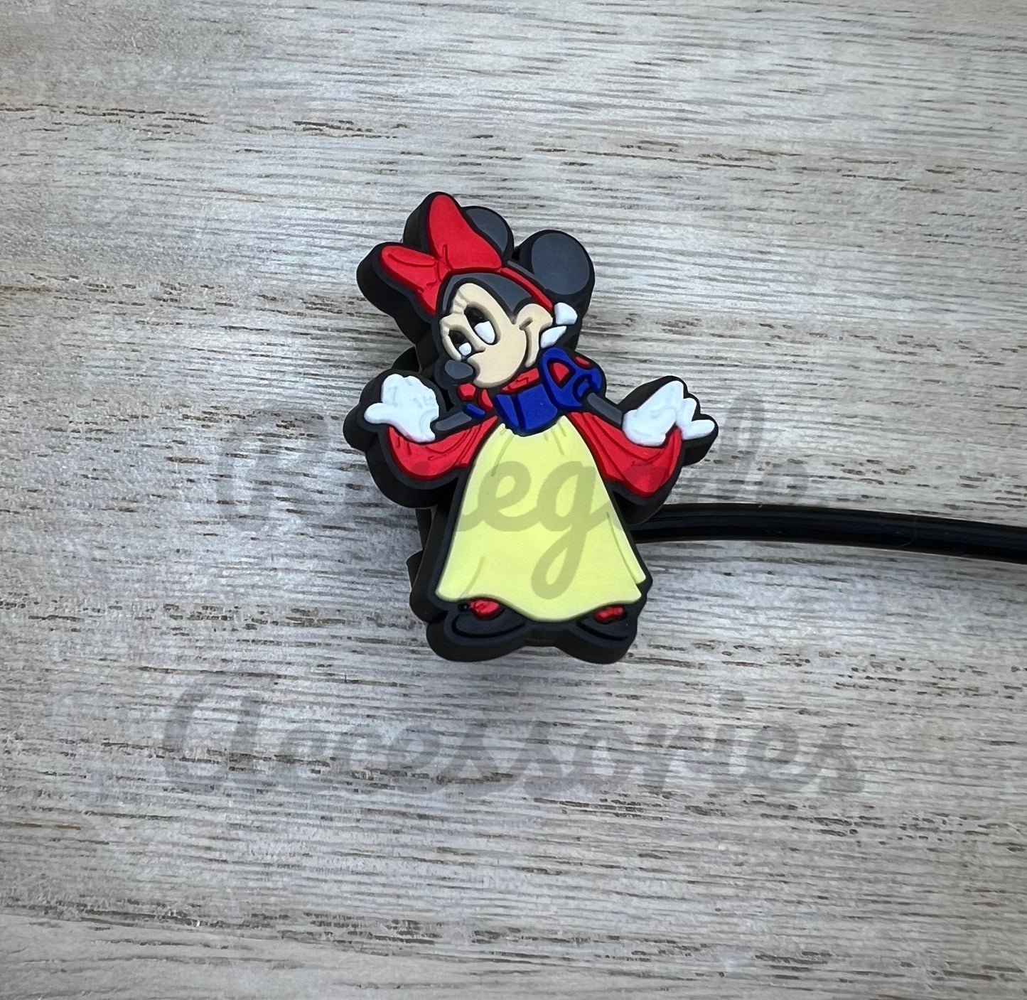 Straw Topper - Mouse Ears Snow Princess