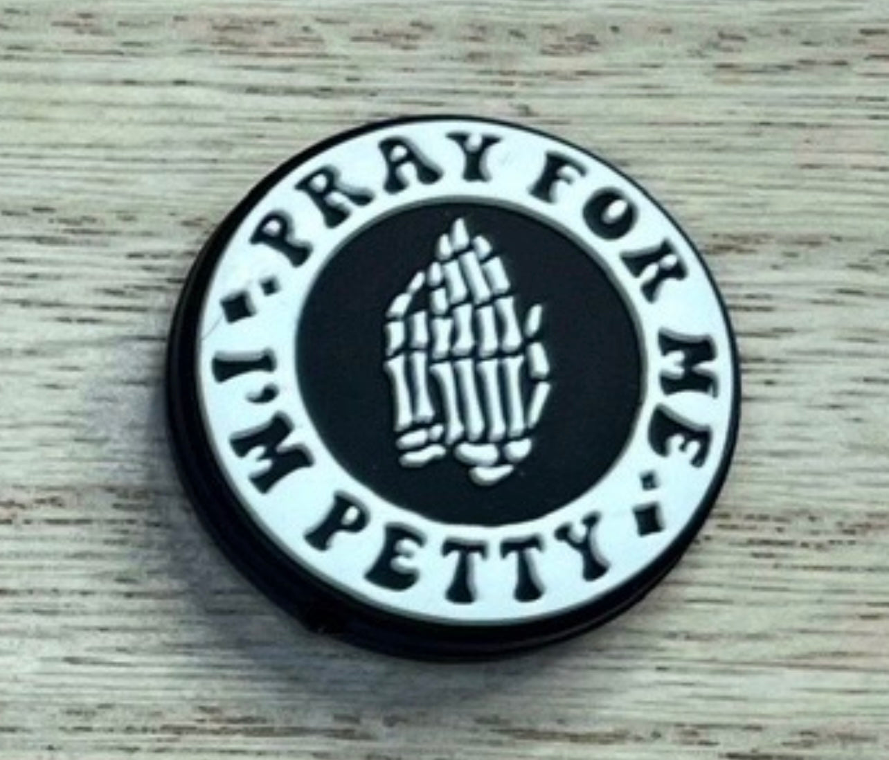 Focal Bead - Pray For Me I’m Petty
