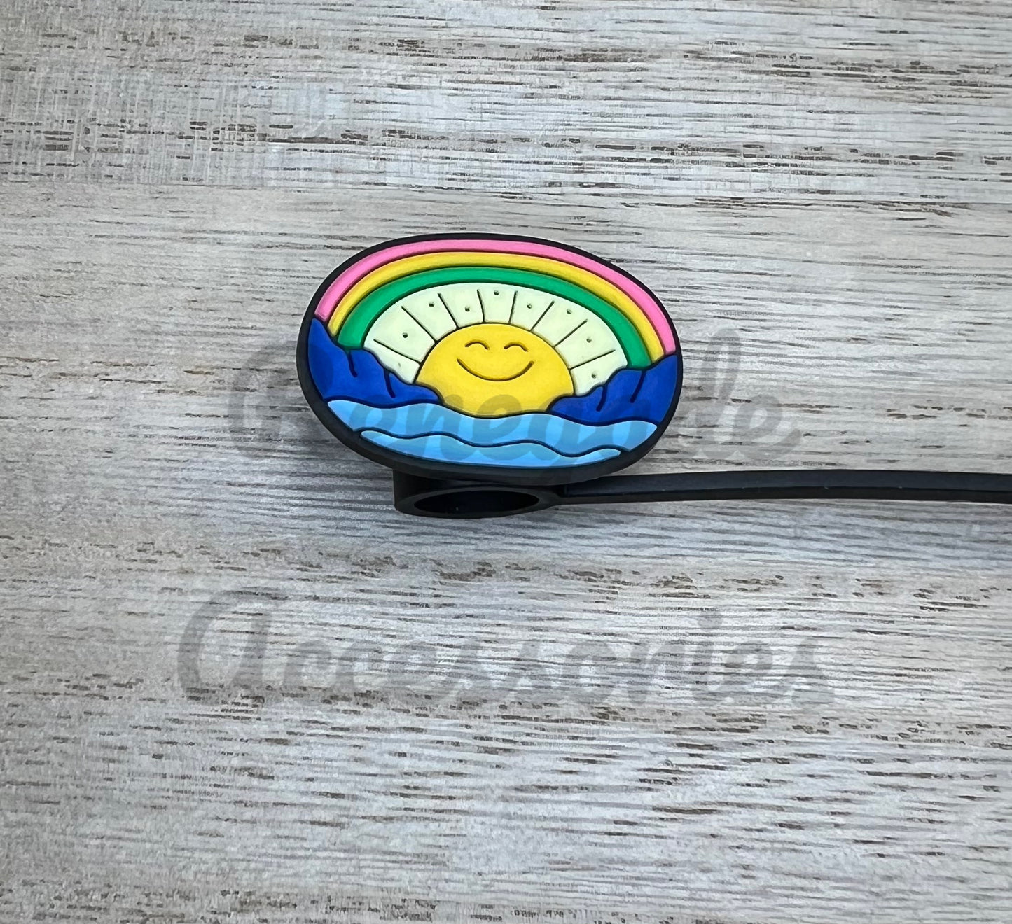 Straw Topper - Smiley Sun