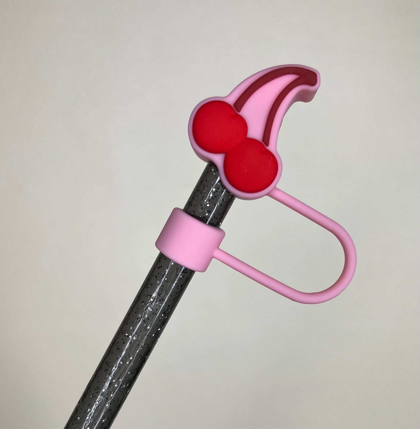 Straw Topper - Cherry - Food