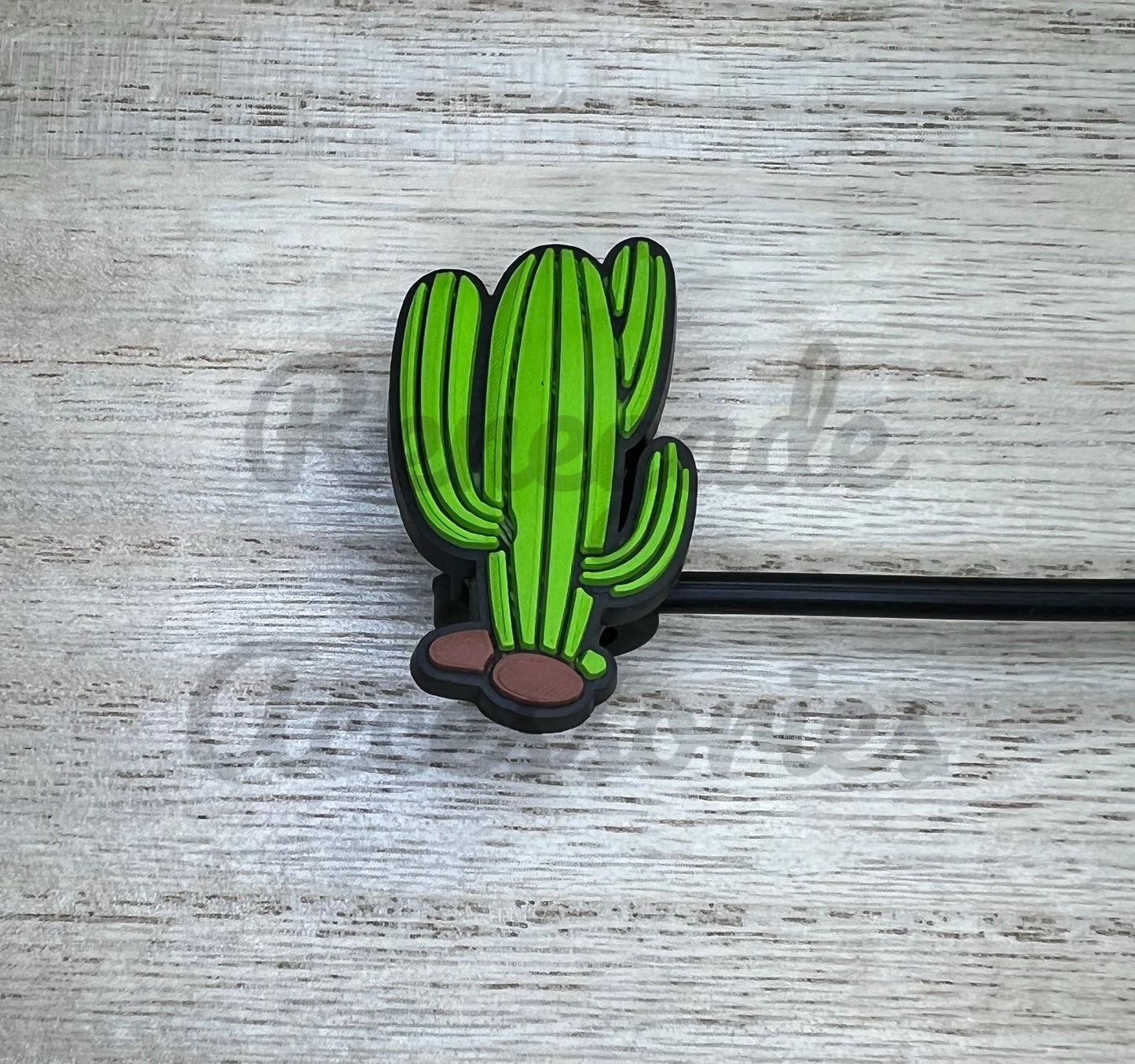 Straw Topper - Cactus