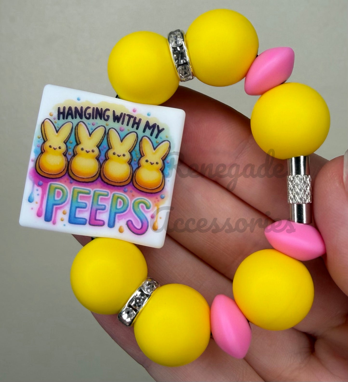 Silicone Charm - Hanging With My Peeps