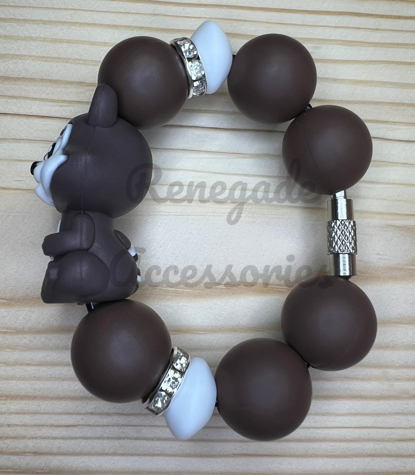 Silicone Charm - Raccoon