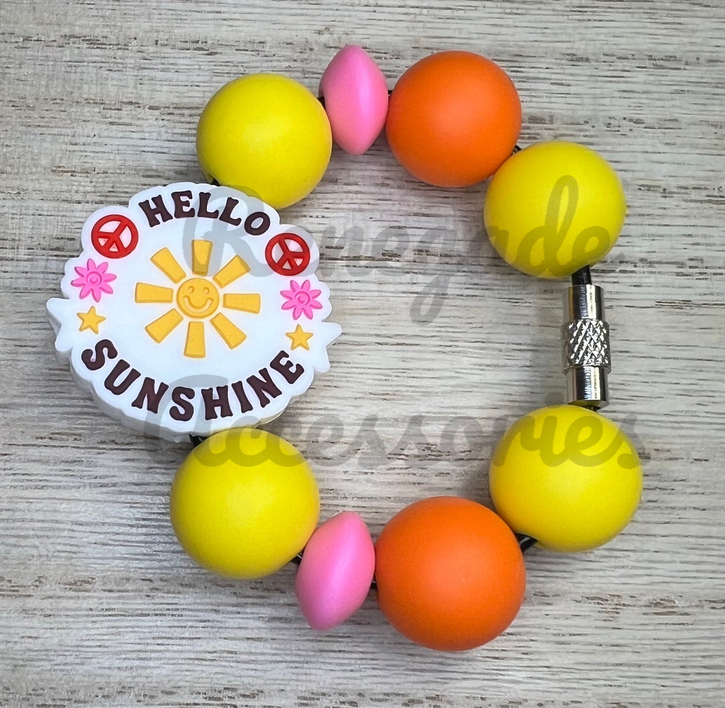 Silicone Charm - Hello Sunshine