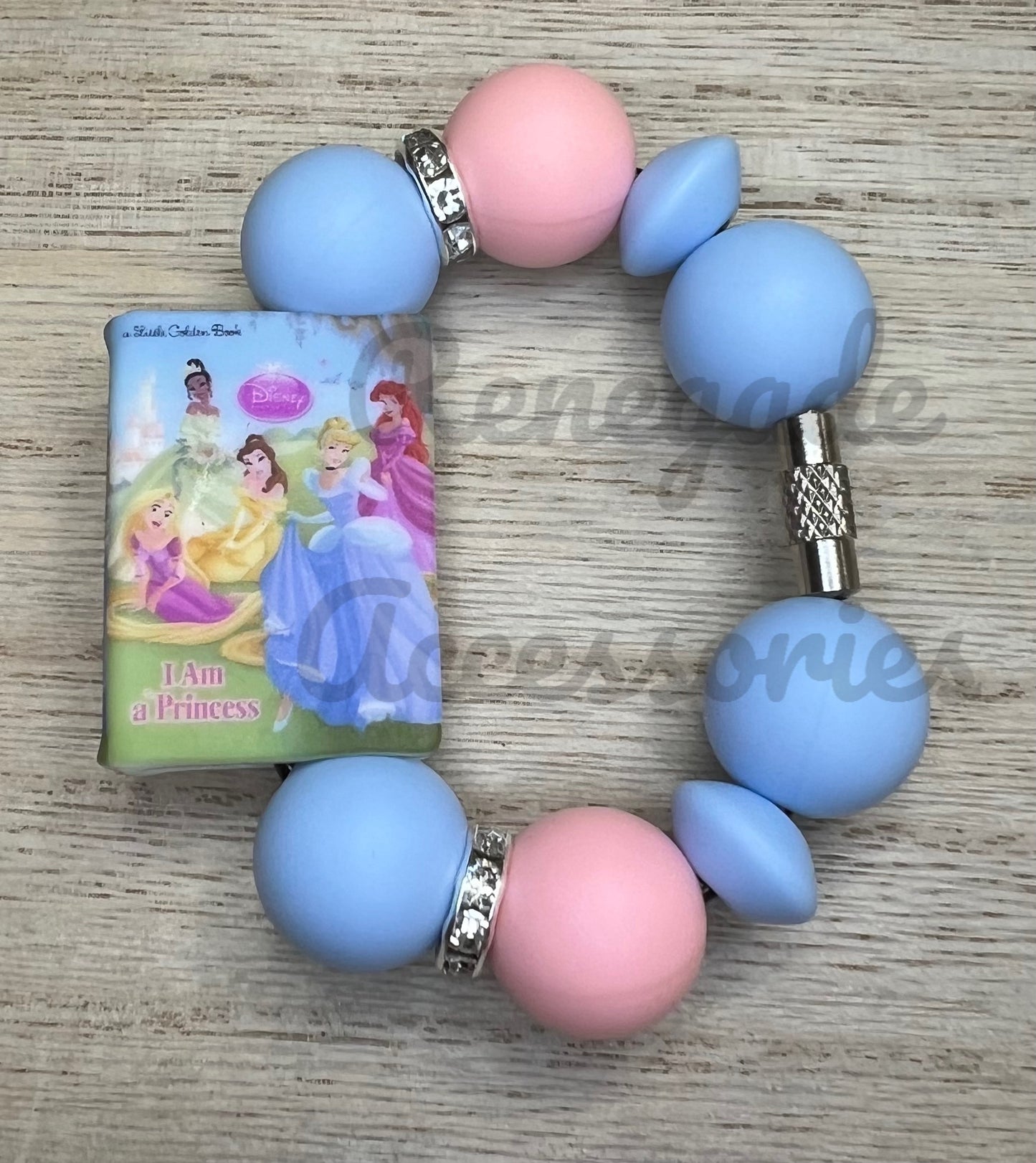 Silicone Charm - Princess Book