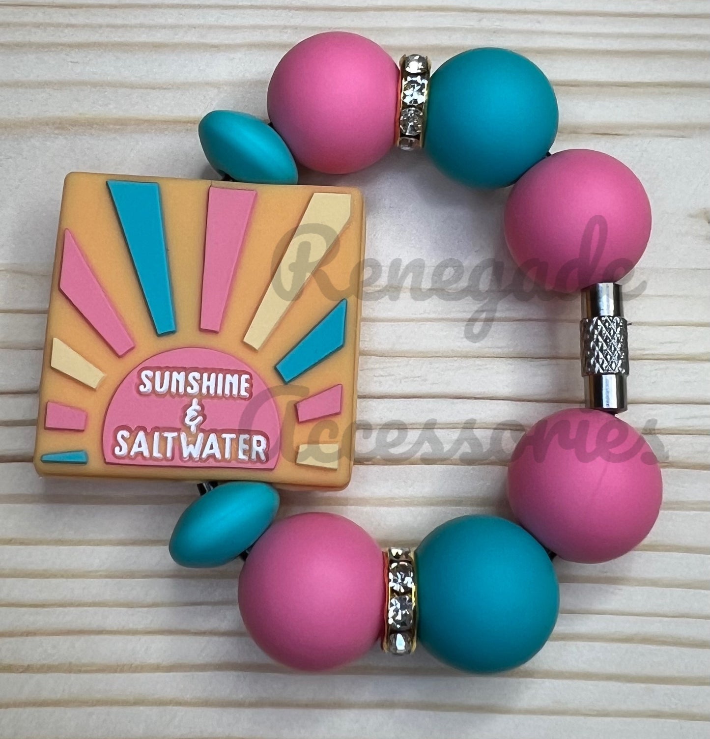 Silicone Charm - Sunshine & Saltwater