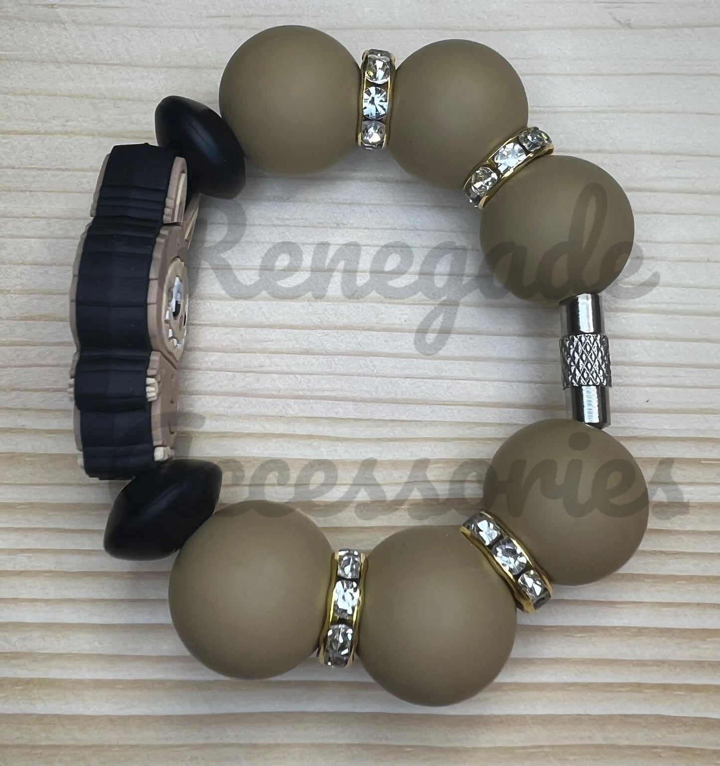 Silicone Charm - Bubu Brown