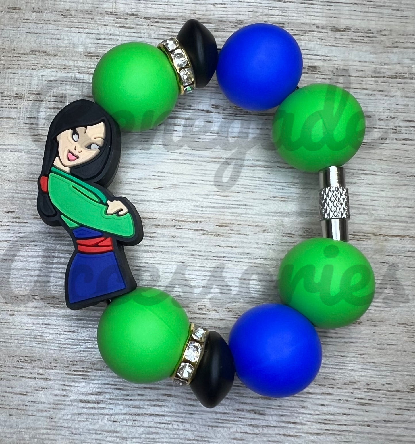 Silicone Charm - Warrior Princess Character
