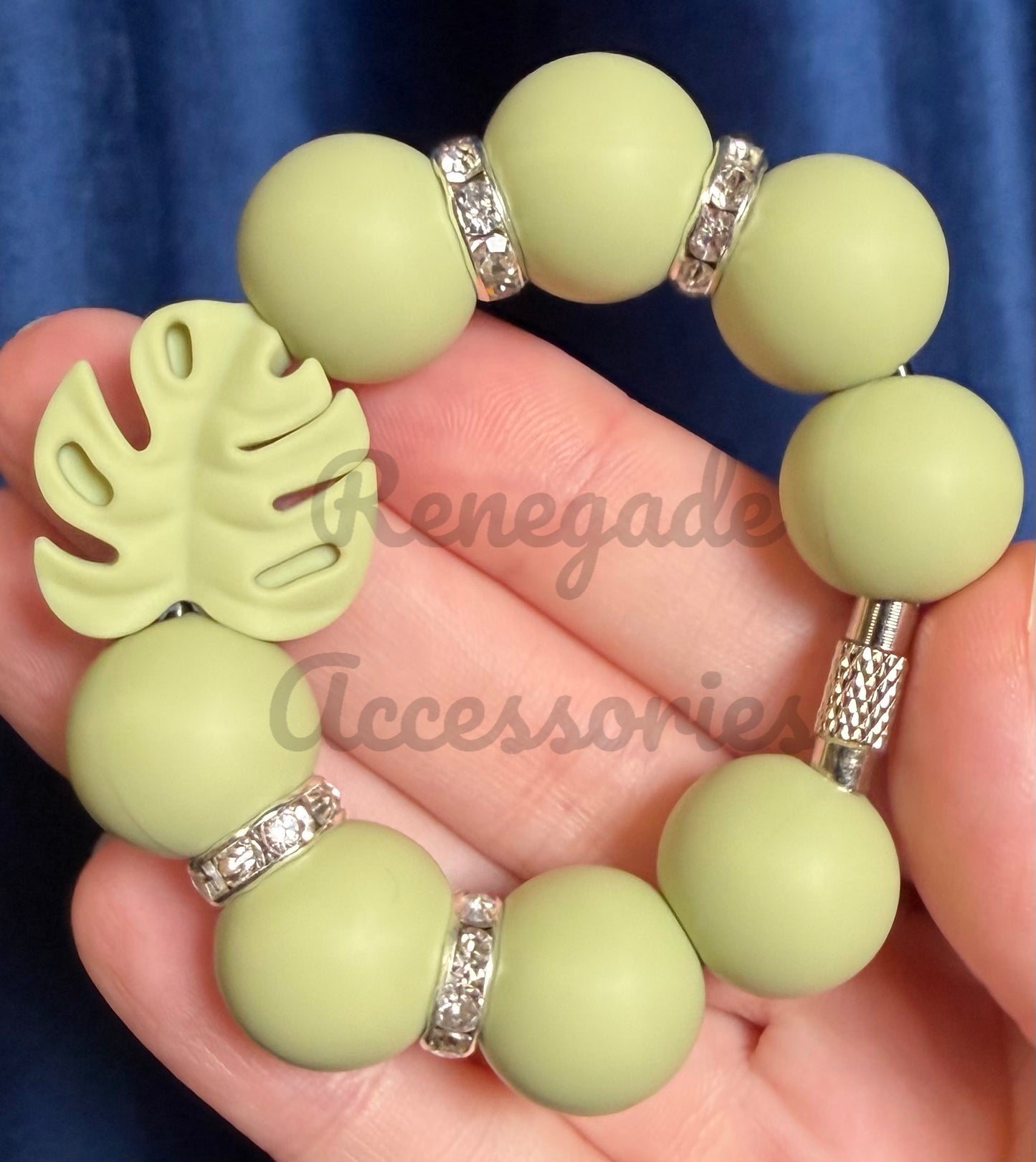 Silicone Charm - Monstera