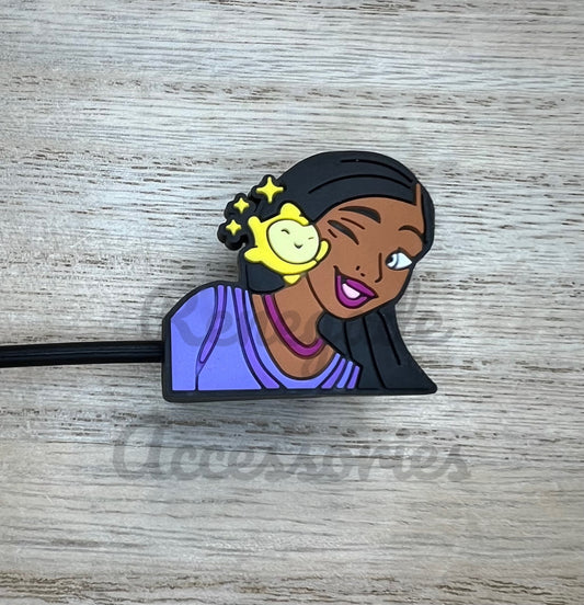 Straw Topper - Wish Girl & Star Characters
