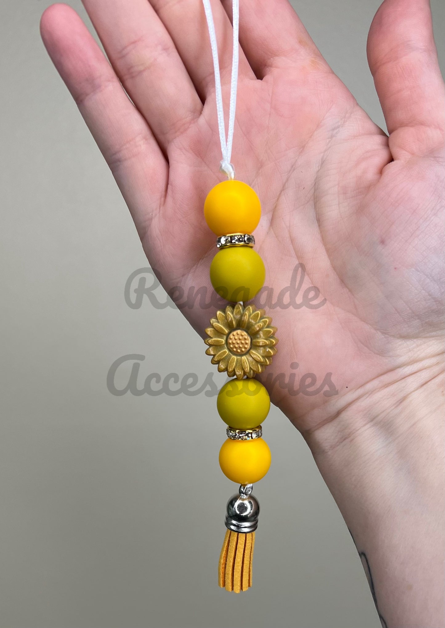 Silicone Charm - Enchanted Charms - Gold Sunflower