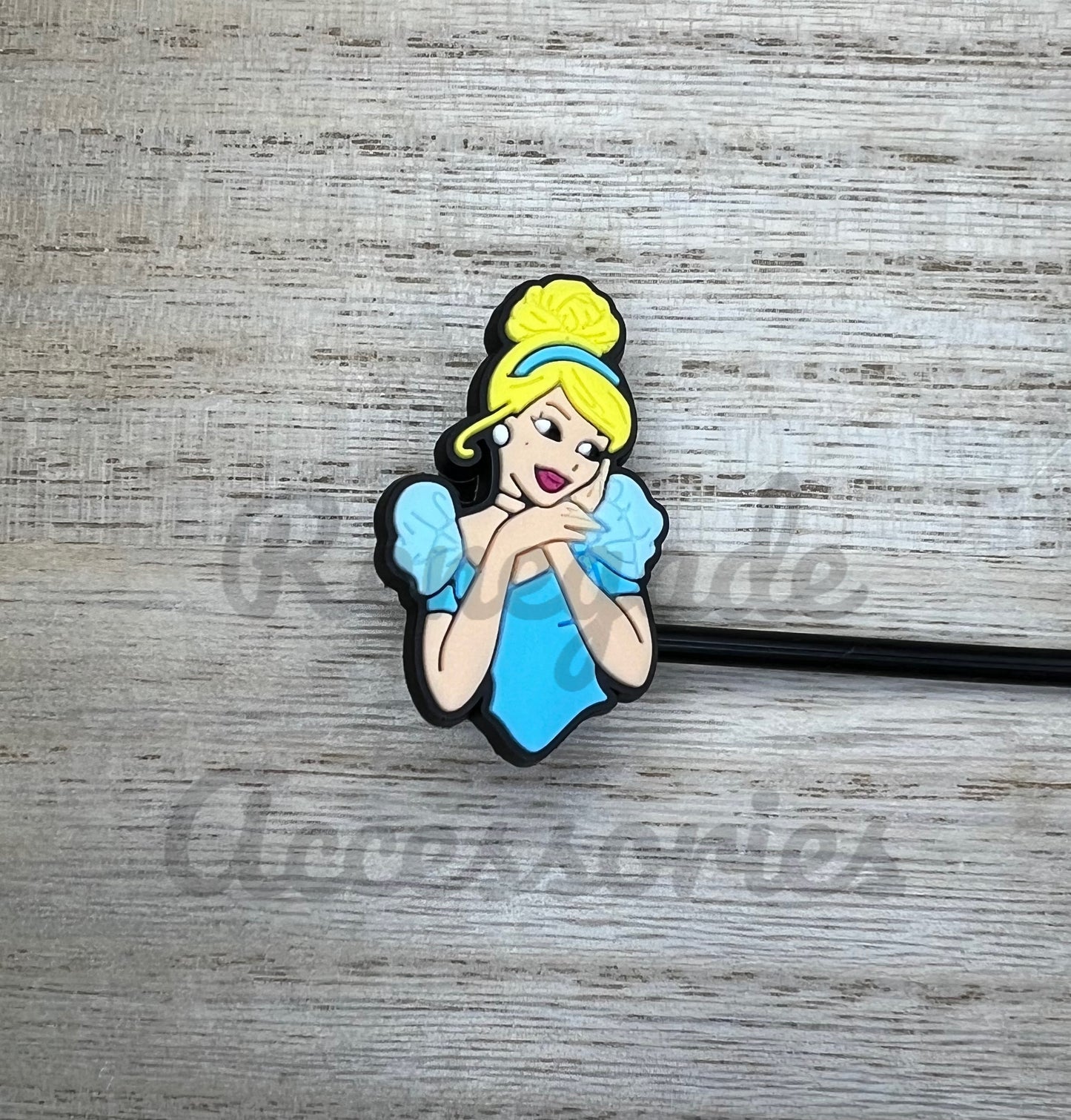 Straw Topper - Princess Slipper Character