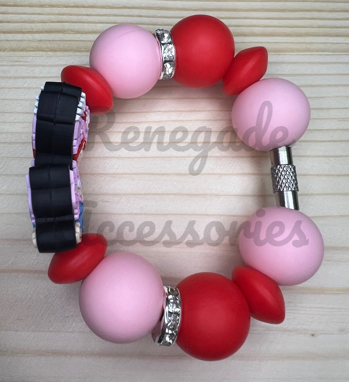 Silicone Charm - Strawberry Girl
