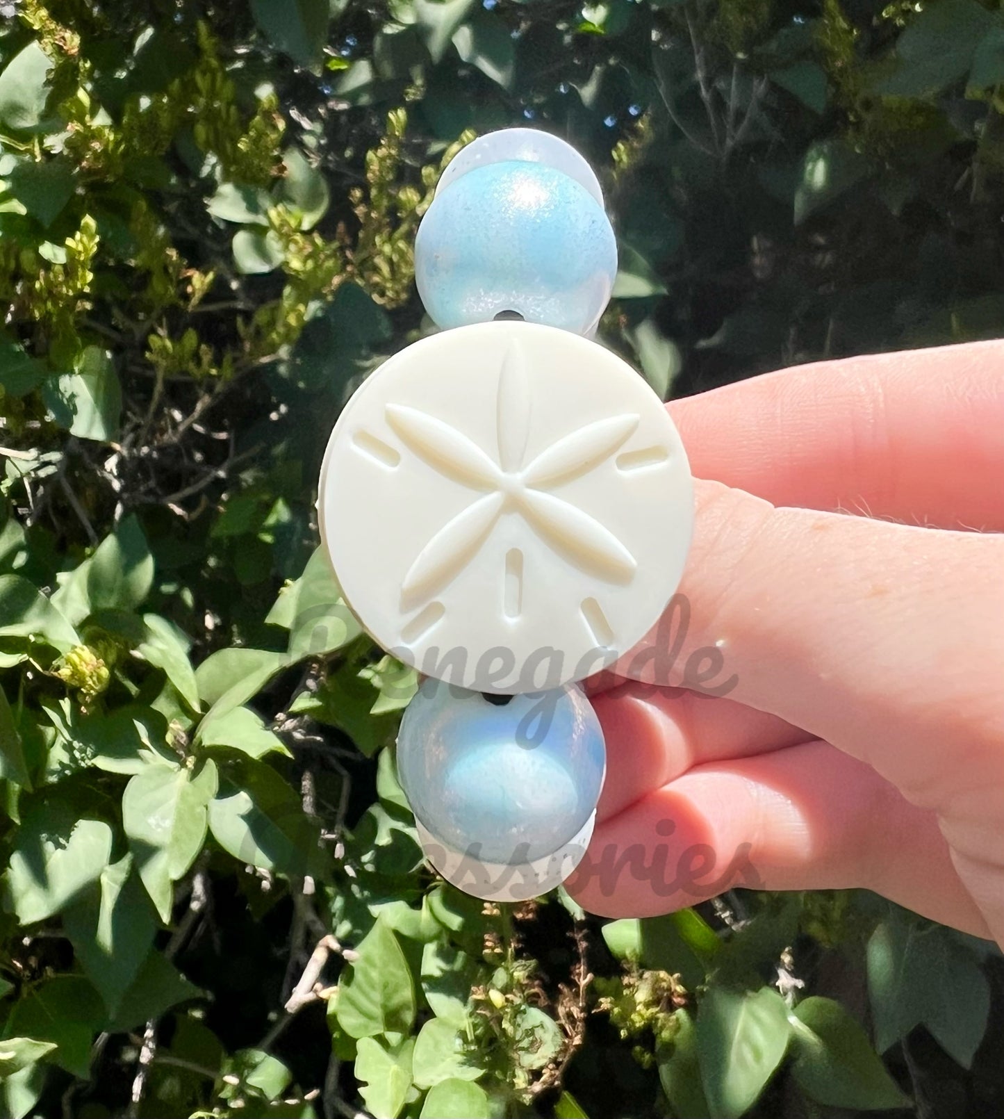 Silicone Charm - Sand Dollar - Cape Cod