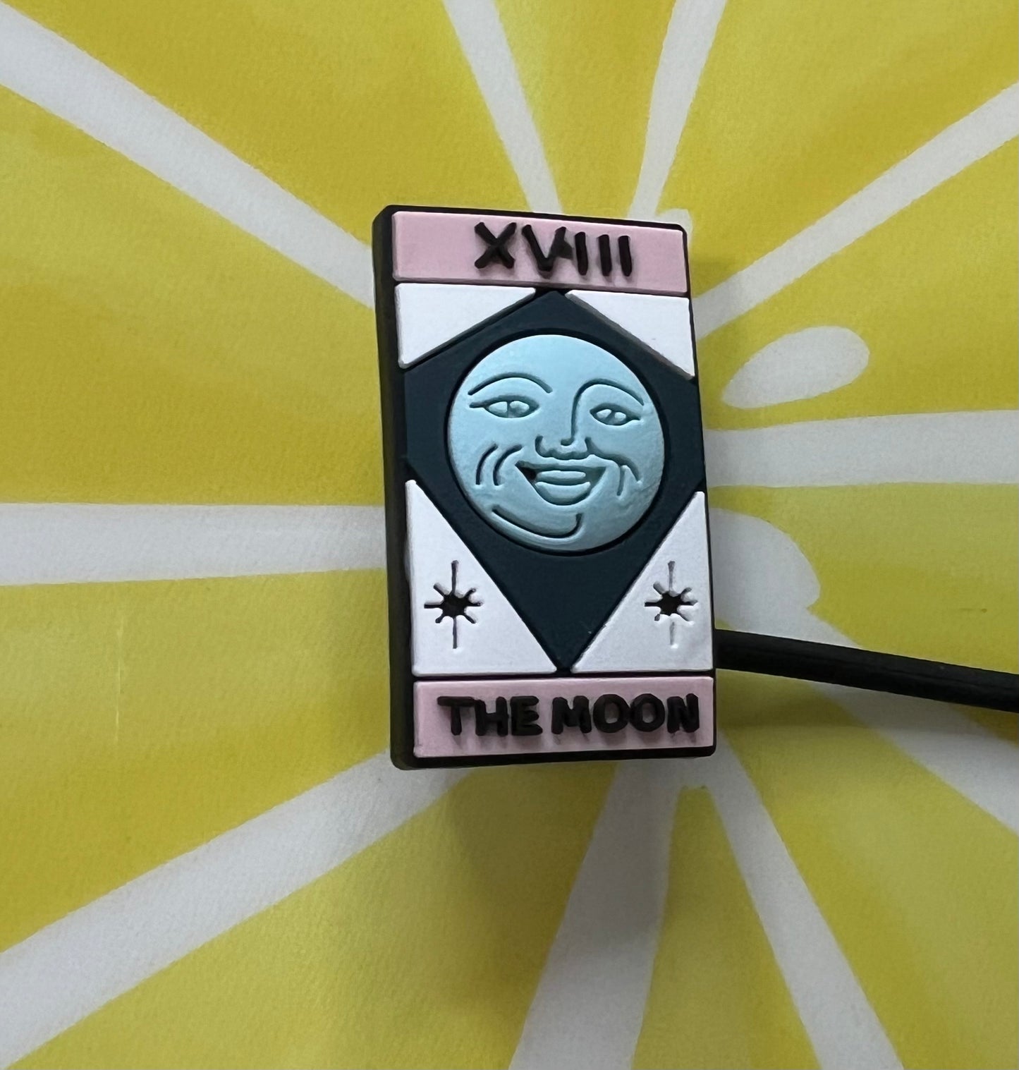 Straw Topper - The Moon