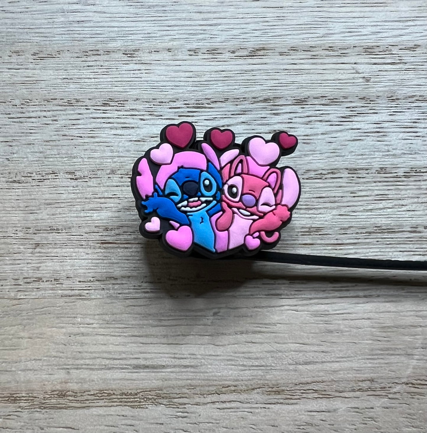 Straw Topper - Blue Alien Pink Alien Characters