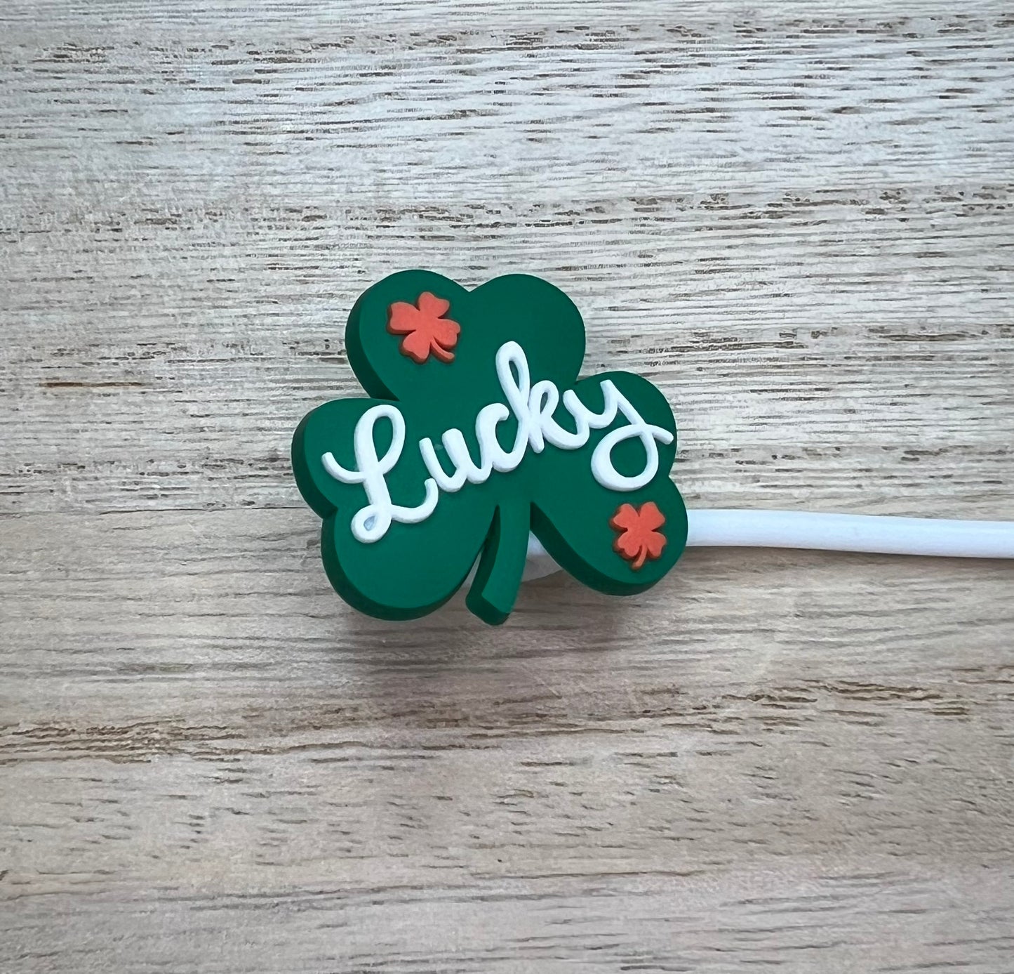 Straw Topper - Lucky Clover